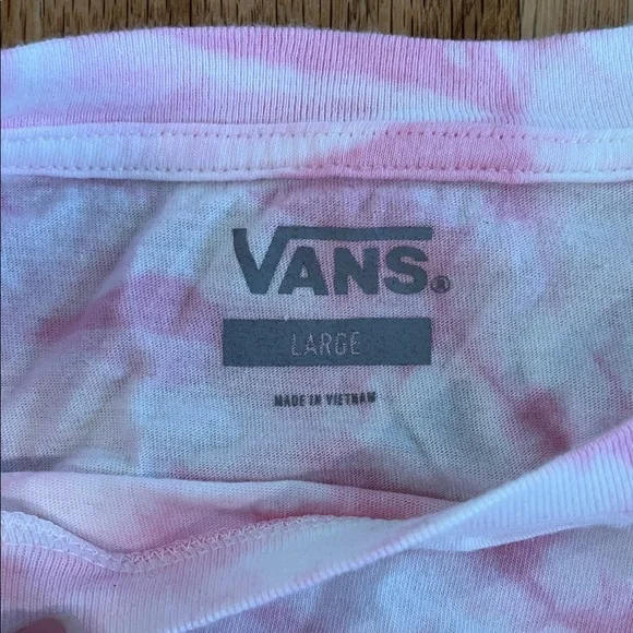 Vans Pink and White Tie-Dye Crop Top - Picture 3 of 4